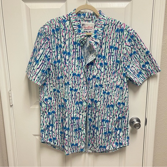 Chubbies Palm Tree Pattern Button Down - Picture 1 of 11